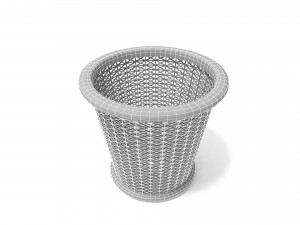 Mesh bin Model 3D