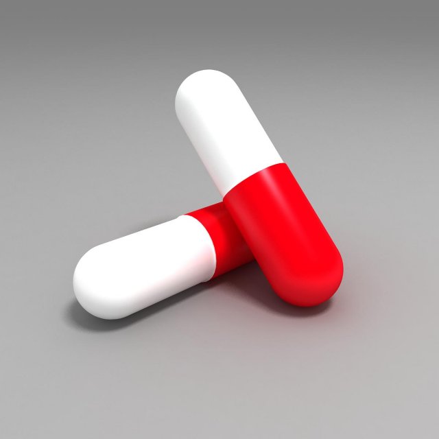 Capsule Modelo 3D .c4d .max .obj .3ds .fbx .stl .blend 