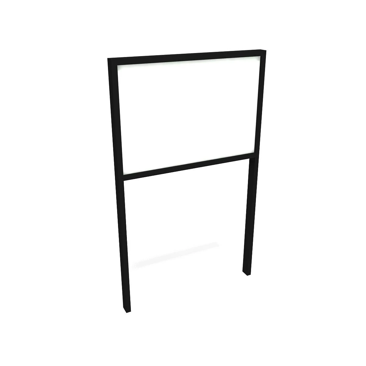 School white board 3D Model .c4d .max .obj .3ds .fbx .stl .blend 