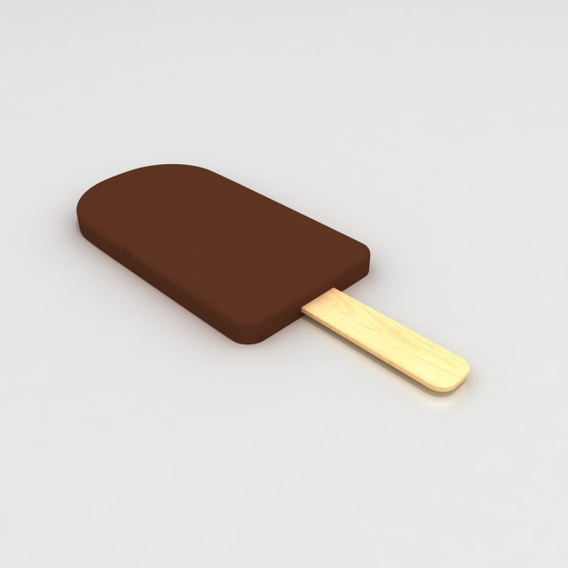 Ice cream bar 3D मॉडल .c4d .max .obj .3ds .fbx .stl .blend 