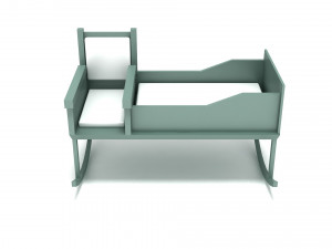 Baby Rocking Chair 3D Model