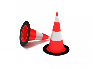 Traffic cones Modelo 3D