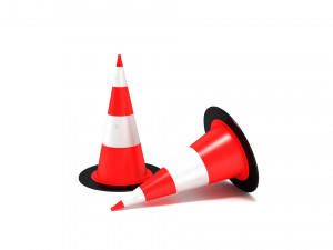 Traffic cones Modelo 3D