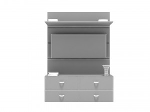 Wooden TV Unit Modèle 3D