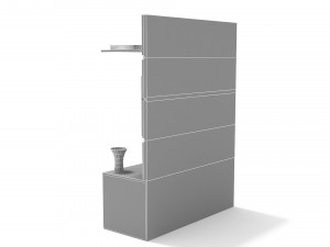 Wooden TV Unit Modèle 3D