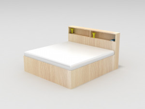 Modern bed 3D Model