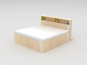 Nowoczesne ł&oacute;żko Model 3D