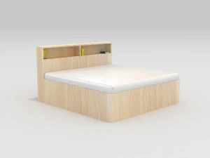 Nowoczesne ł&oacute;żko Model 3D