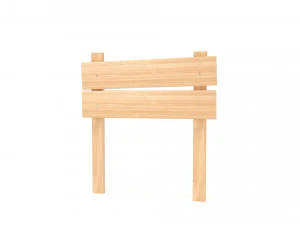 Wooden signboard 3D Model