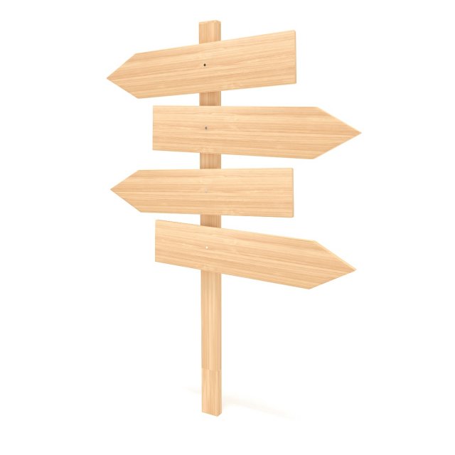 Wooden signboard Modelo 3D .c4d .max .obj .3ds .fbx .stl .blend 