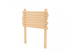 Wooden signboard 3D 模型