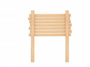 Wooden signboard 3D 模型