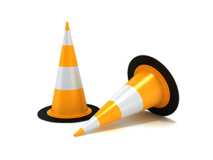 Traffic cones 2 Model 3D