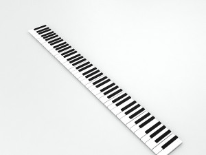 Piano Key Model 3D