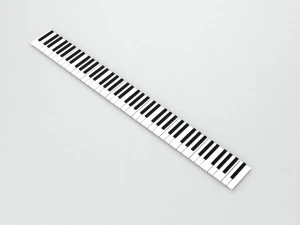 Piano Key 3D Model