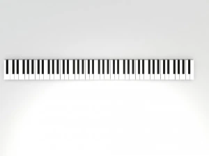 Piano Key 3D Model