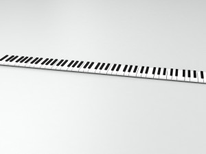 Piano Key 3D मॉडल