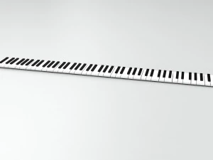Piano Key 3D Model