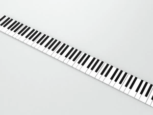 Piano Key 3D Model