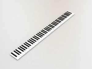 Piano Key 3D Model