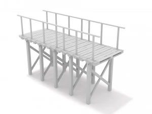 White bridge 3D Model