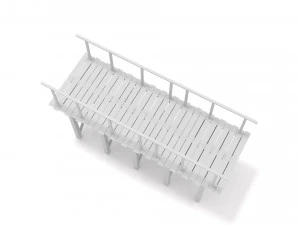 White bridge 3D Model