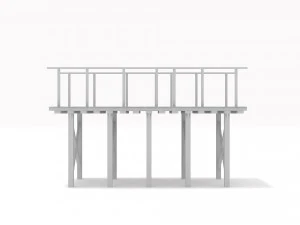White bridge 3D Model