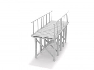 White bridge 3D 모델