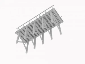White bridge 3D Model