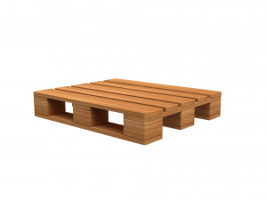 Wooden pallet 3D Model