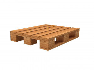 Wooden pallet 3D Model