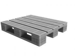 Wooden pallet 3D Model