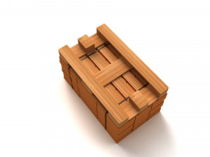 Cement Bags On Pallet 3D 모델