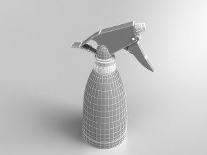 Spray bottle Modelo 3D