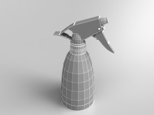 Spray bottle Modelo 3D