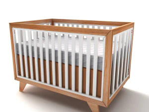 Lits b&eacute;b&eacute; 1 Modèle 3D