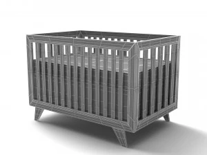 Baby Cribs 1 3D Model