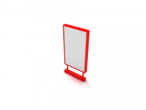 Red Billboard 3D Model