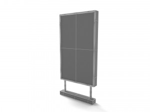 Red Billboard Model 3D