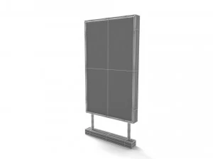 Red Billboard 3D Model