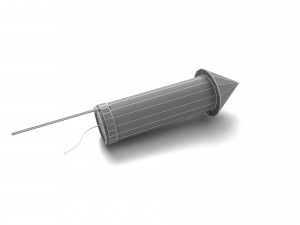 Rocket Firework Modelo 3D