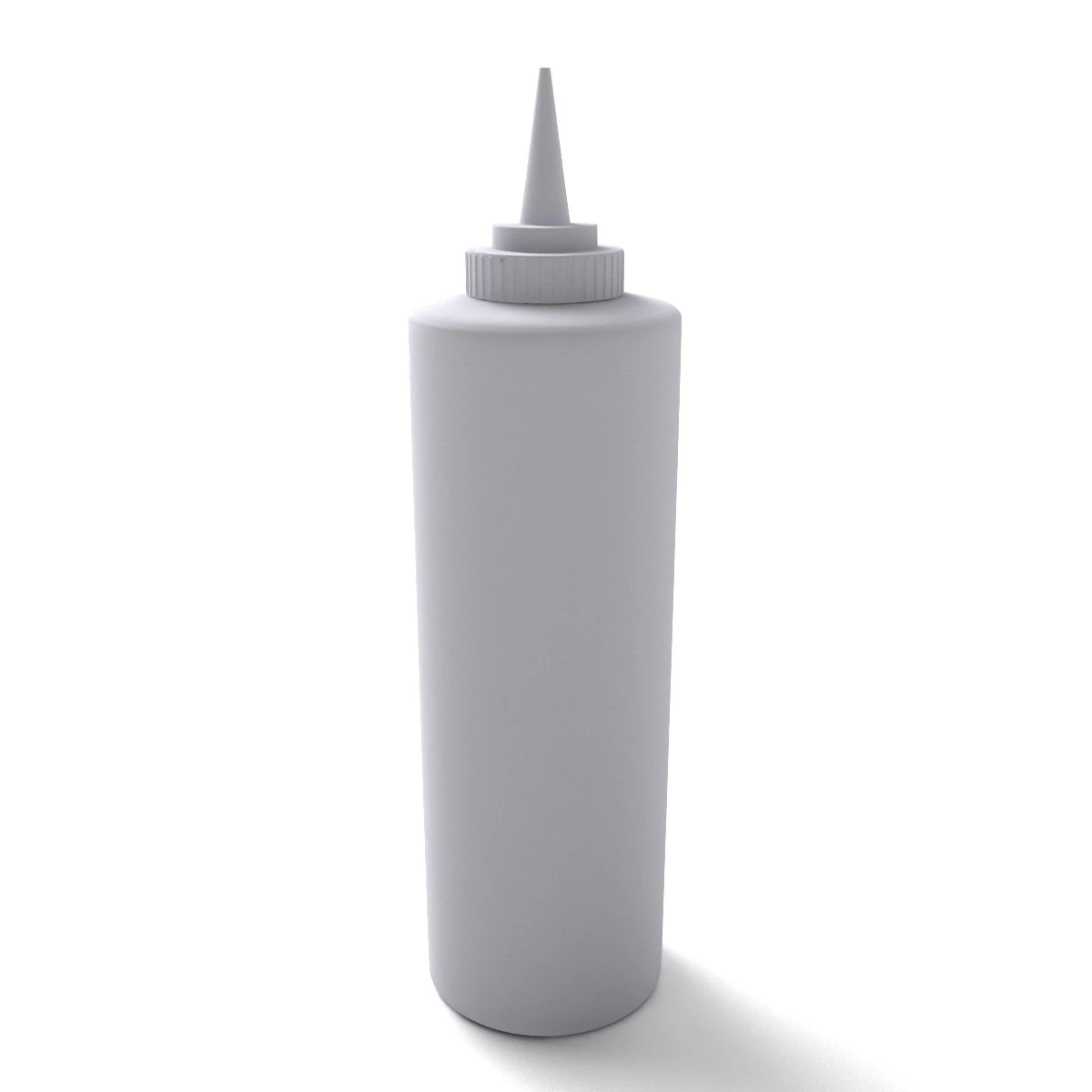 Ketchup Bottle 3 3D Model .c4d .max .obj .3ds .fbx .stl .blend 