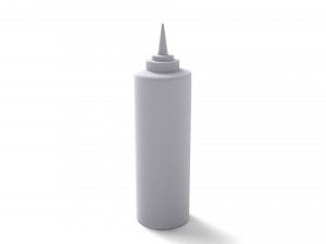 Ketchup Bottle 3 3D Model