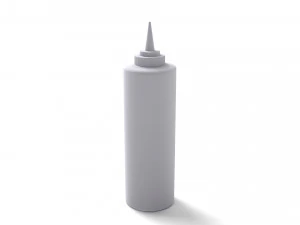 Ketchup Bottle 3 3D Model