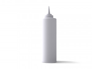 Ketchup Bottle 3 3D Model