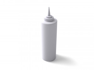 Ketchup Bottle 3 3D Model