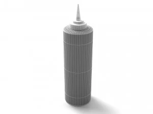 Ketchup Bottle 3 3D Model