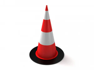 Traffic cone 3 3D Model