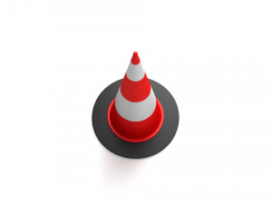 Traffic cone 3 3D Model