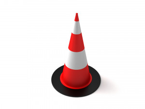 Traffic cone 3 3D Model